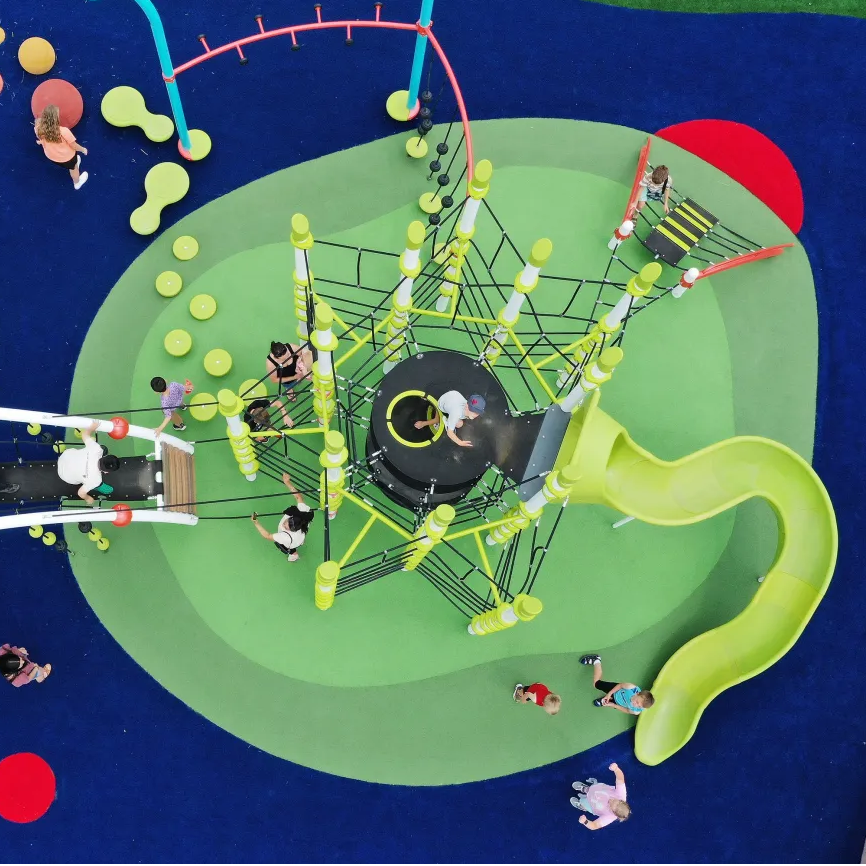 Birdseye View of Bingham Creek Regional Park Playground, Deseret News Picture